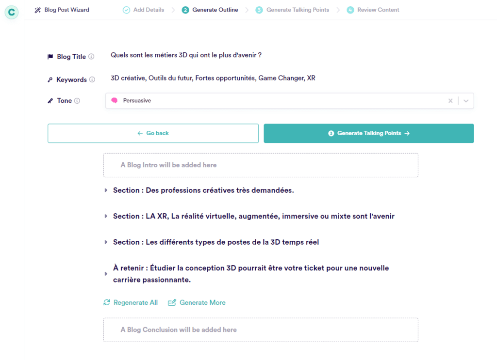 Rédaction d’article assistée par intelligence artificielle